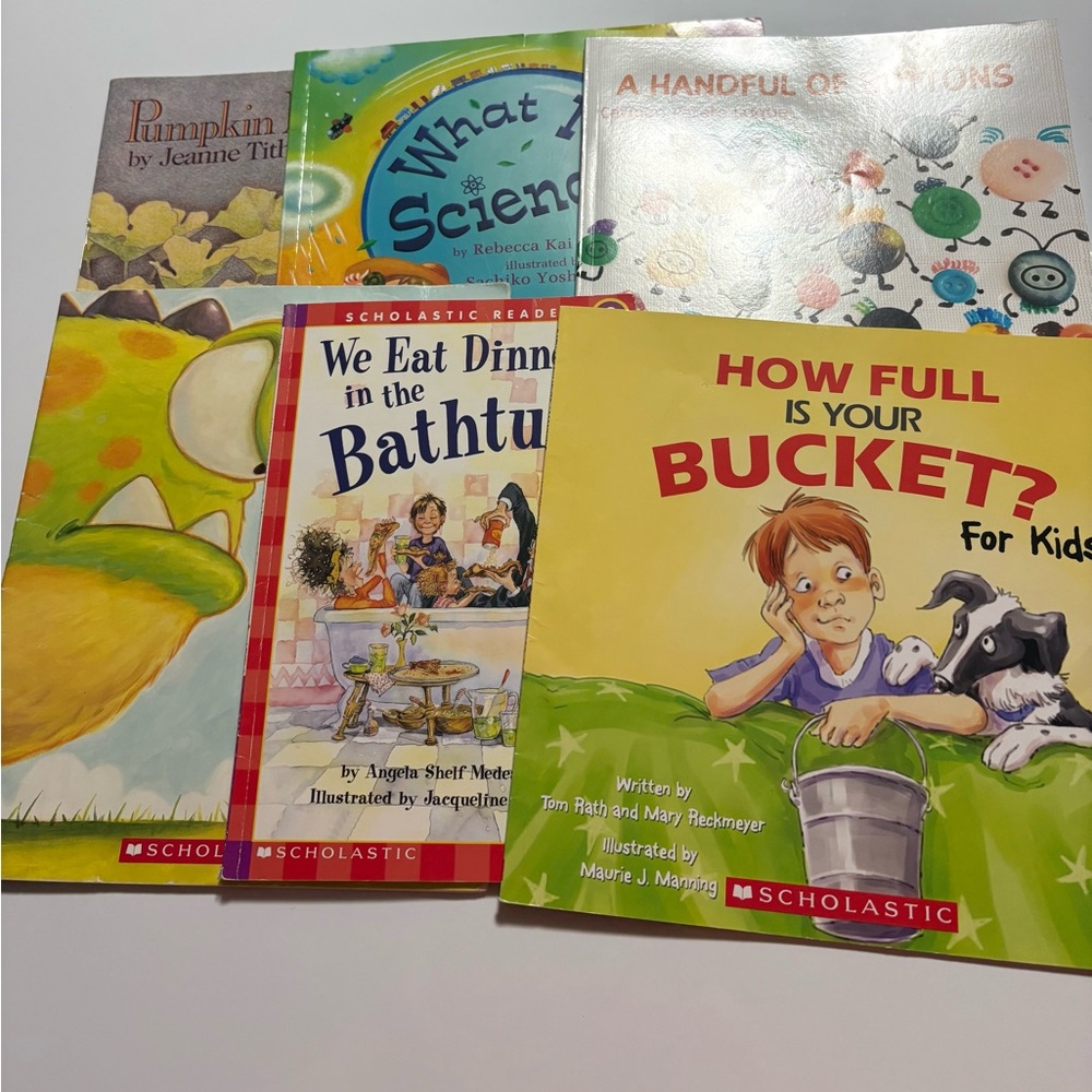 Scholastic Yellow and Green Children's Book